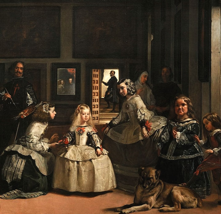 Las Meninas before restoration